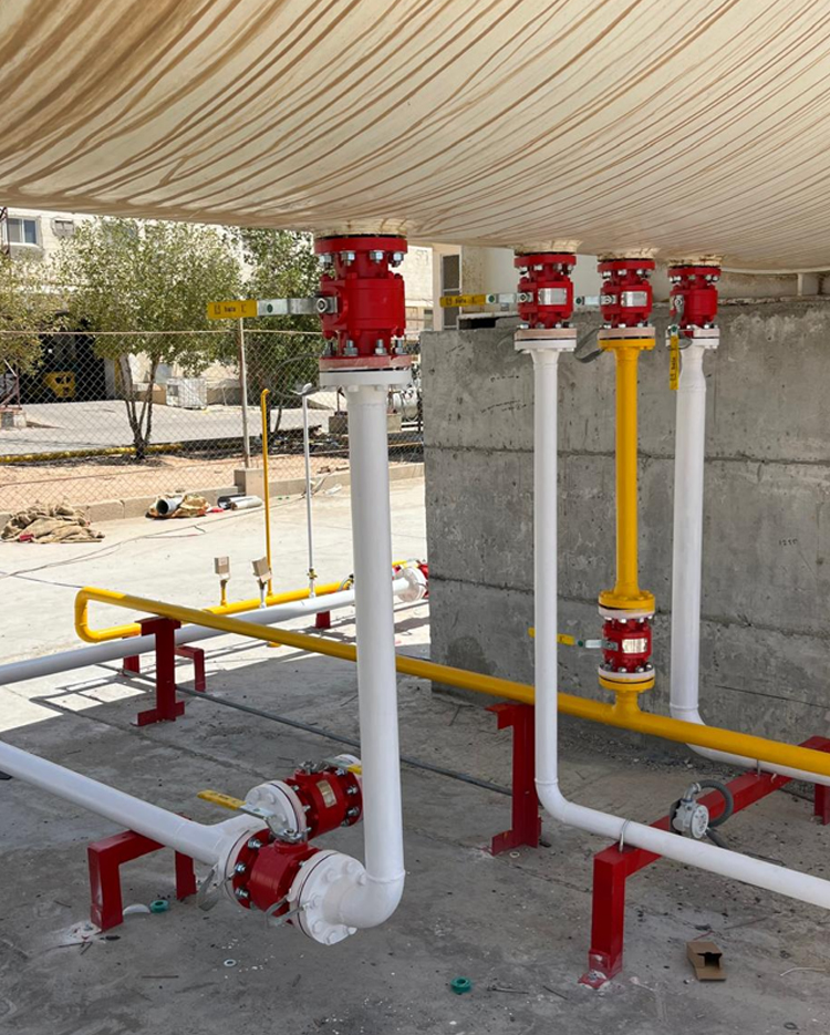 تصميم وتركيب نظام غاز البترول المسال (الغاز)